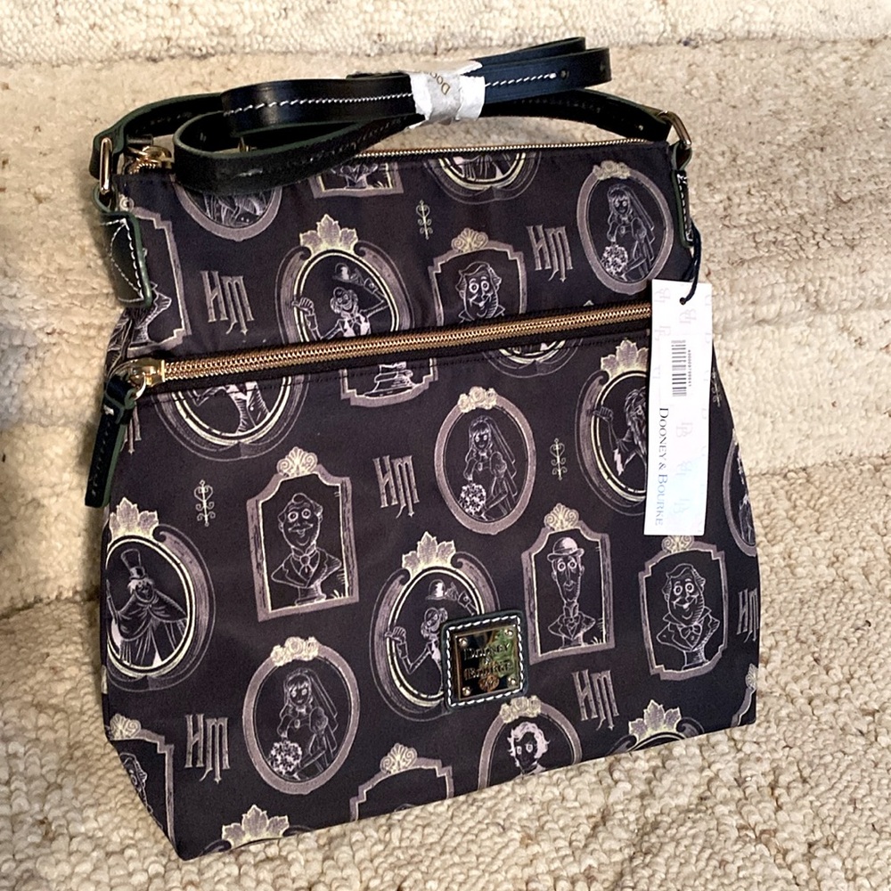 NWT Dooney & Bourne Disney Haunted Mansion Portraits crossbody.
